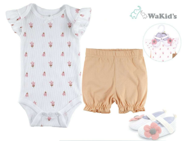 SET BODY + SHORT + CALZ. P/BEBE