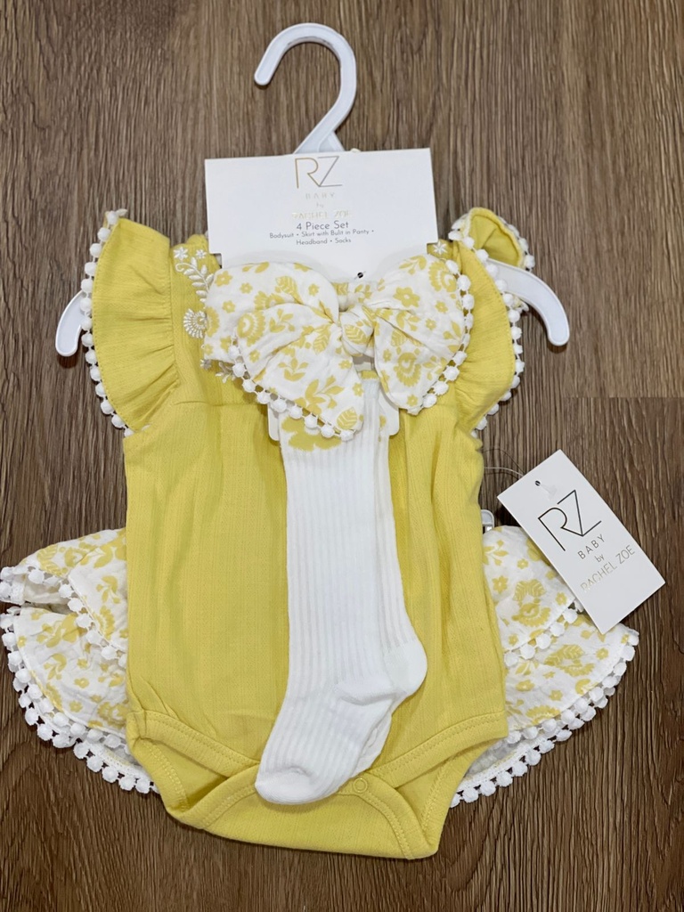 SETS SWEATER 4 PCS VESTIDO 3-6 M
