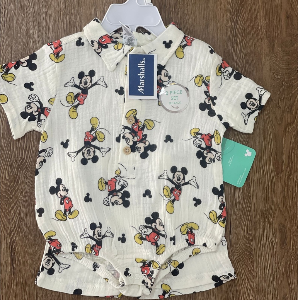 SET 2 PCS DISNEY BABY 6-9 M
