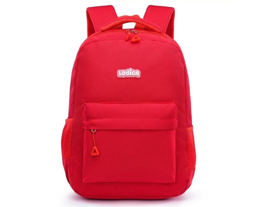 MOCHILA LUDICA ROJO LISO