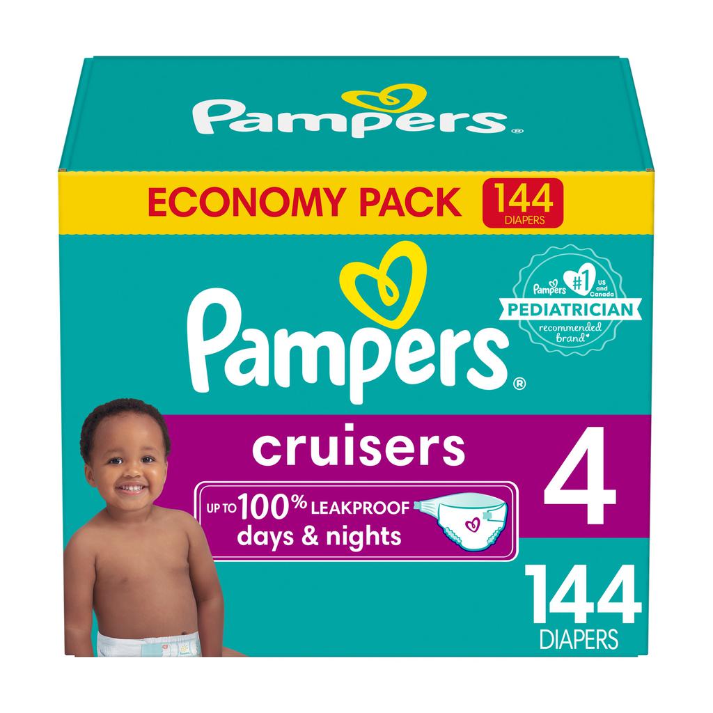 Pampers Pañales para Bebé Etapa 4 - 144 Unidades