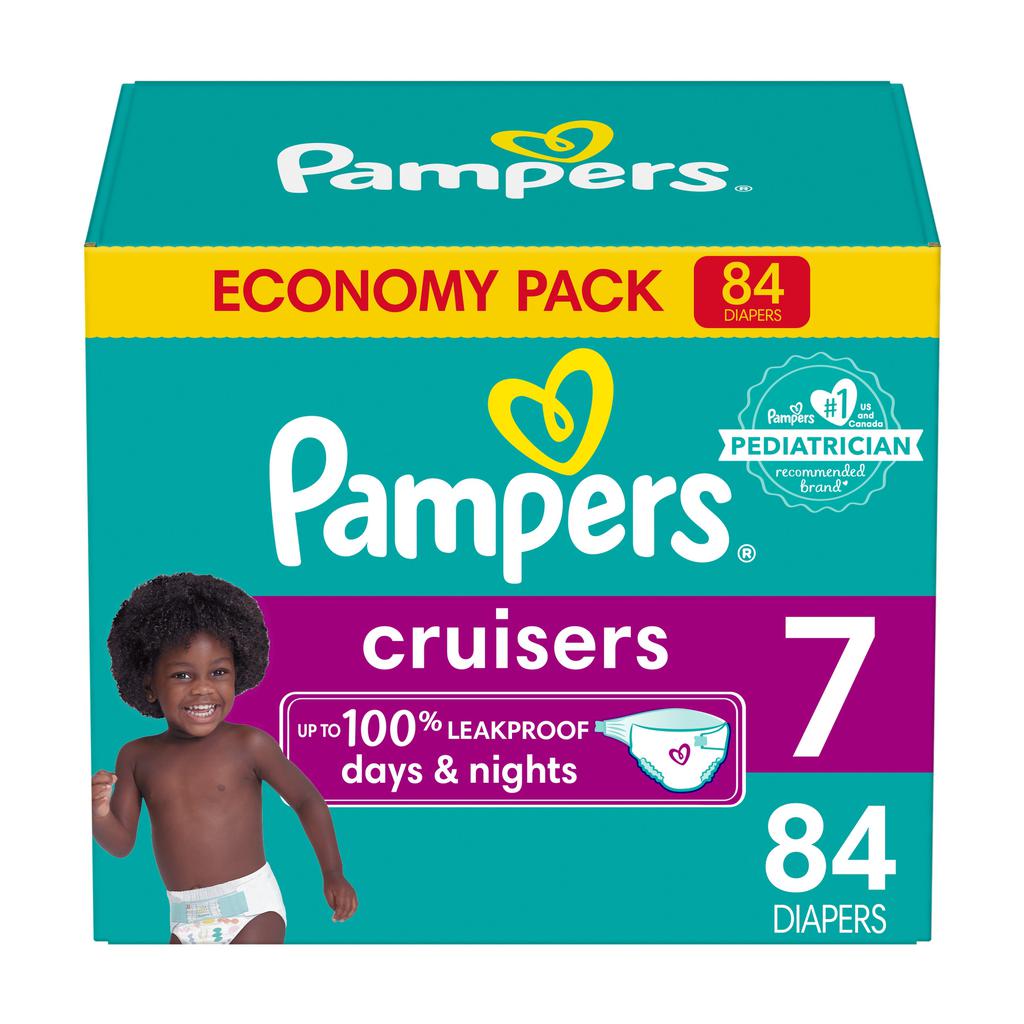 Pampers Pañales para Bebé Etapa 7 - 84 Unidades