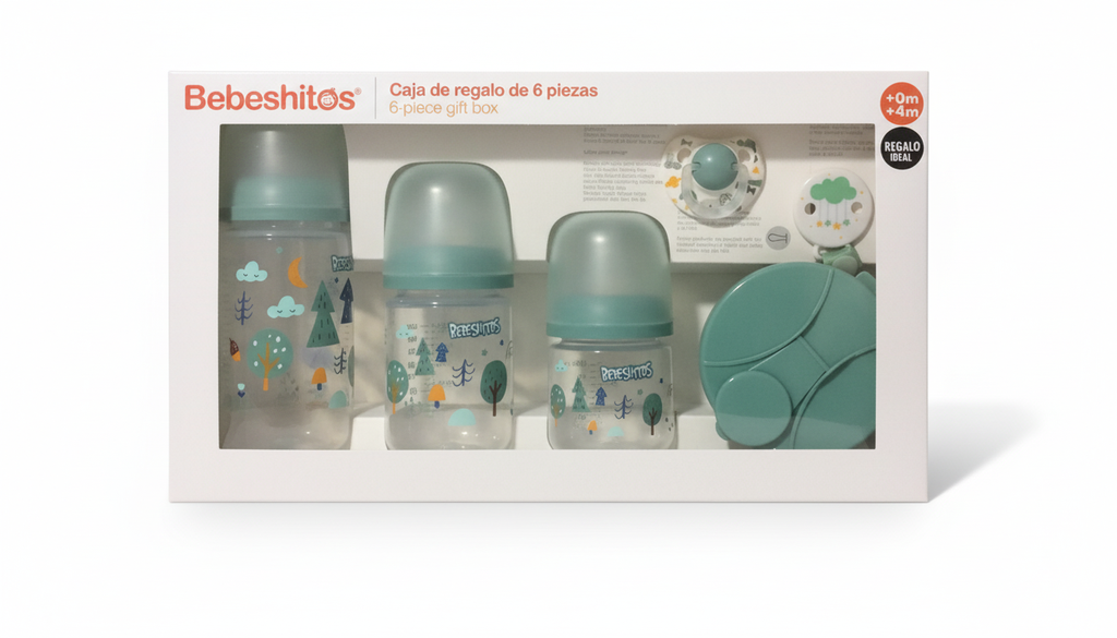SET BIBERONES 6 PCS