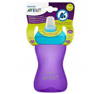Avent Vaso con Boquilla Dura Morado +12 meses 300 ml