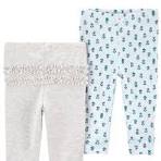 Paquete De 2 Pantalones Multi 1R037610|Carter's