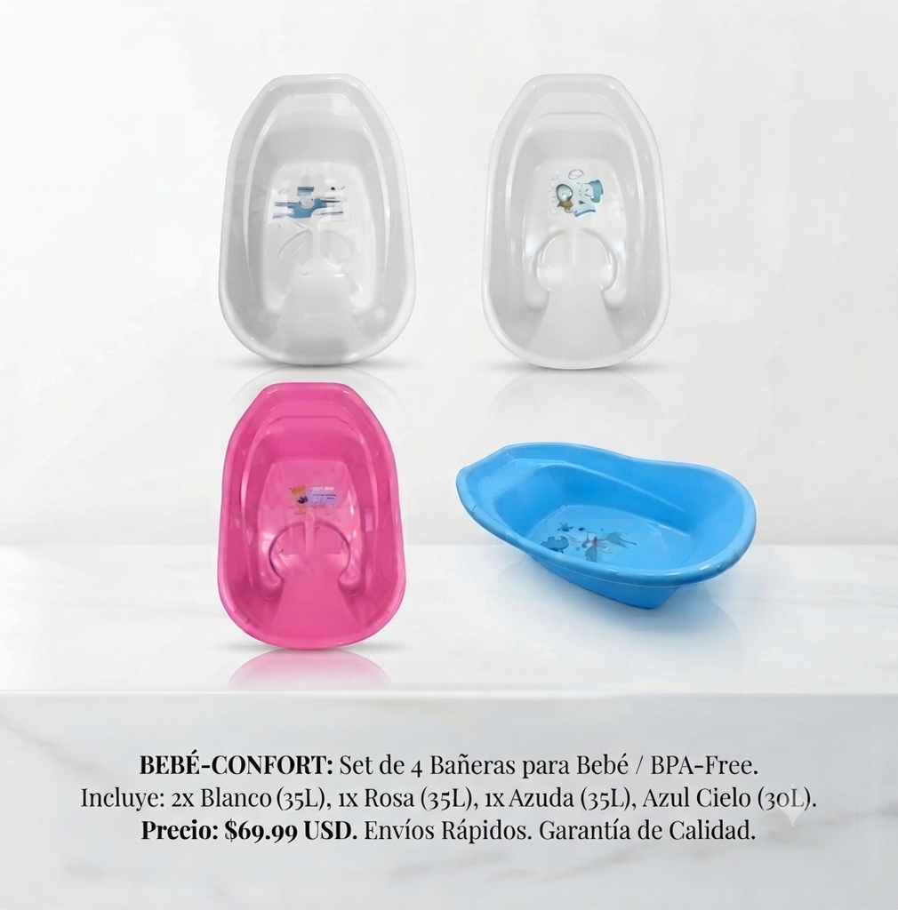 BAÑERA PARA BEBE PLASTICO AR9694