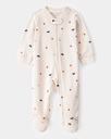 Baby Halloween 2-Way Zip Cotton Sleep & Play Pajamas - Ivory