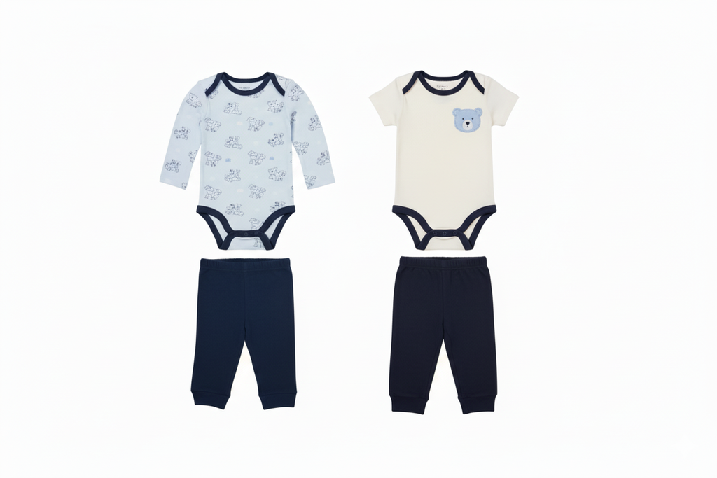 Conjunto  Body M/l +  Body M/c +  Pantalon
