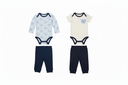 Conjunto  Body M/l +  Body M/c +  Pantalon