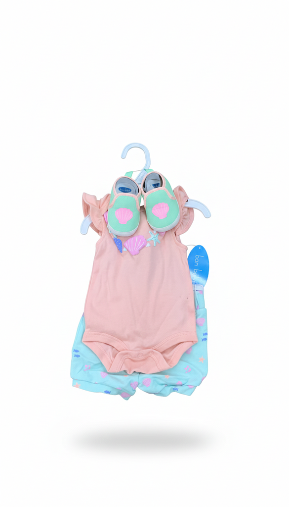 CONJUNTO 3 PCS P/BEBE