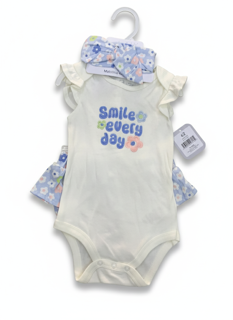 CONJUNTO 3 PCS P/ BEBE