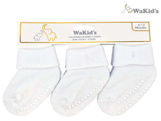 SET MEDIAS 3 PRS P/BEBE UNISEX