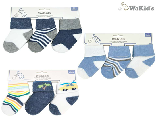SET MEDIAS 3 PRS P/BEBE