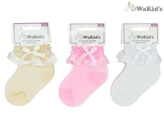 MEDIAS ENCAJE PARA BEBE NIÑA