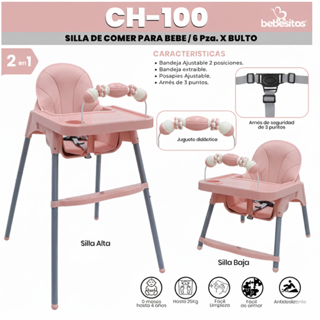 SILLA DE COMER PARA BEBE