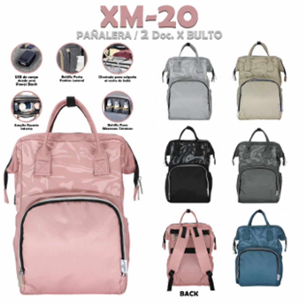 MOCHILA PAÑALERA BEBESITOS