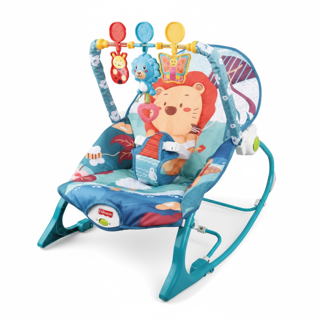 SILLA MESEDORA P/BEBE LEON AZUL