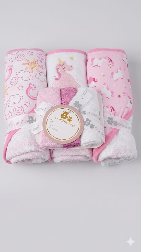 SET DE TOALLA DE BAÑO 3 PCS NIÑA