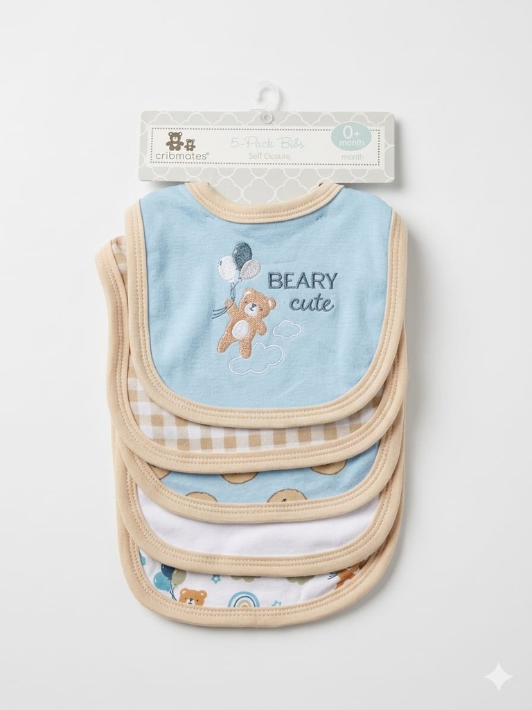 Set de baberos 5 PCS