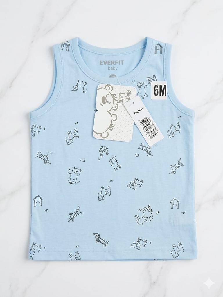 Ropa De Bebe Niño Camiseta Sin  MANGA Everfit