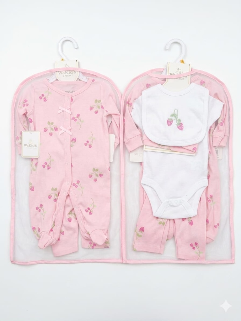 SET 6 PZS ROPA Y ACCS  PARA BEBE NIÑA