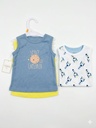 SET 5 PZS CAMISETAS PARA BEBE NIÑO