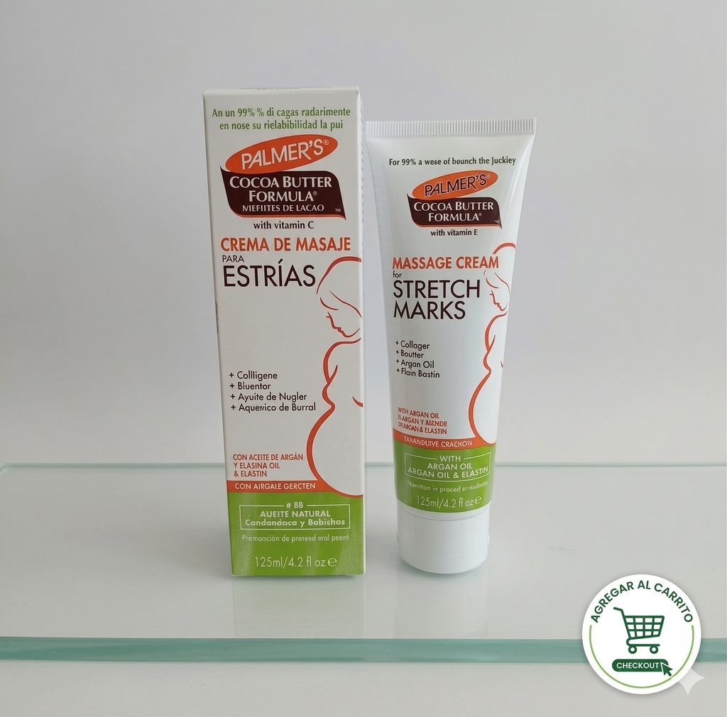 Crema de masaje para estrías 125 gr