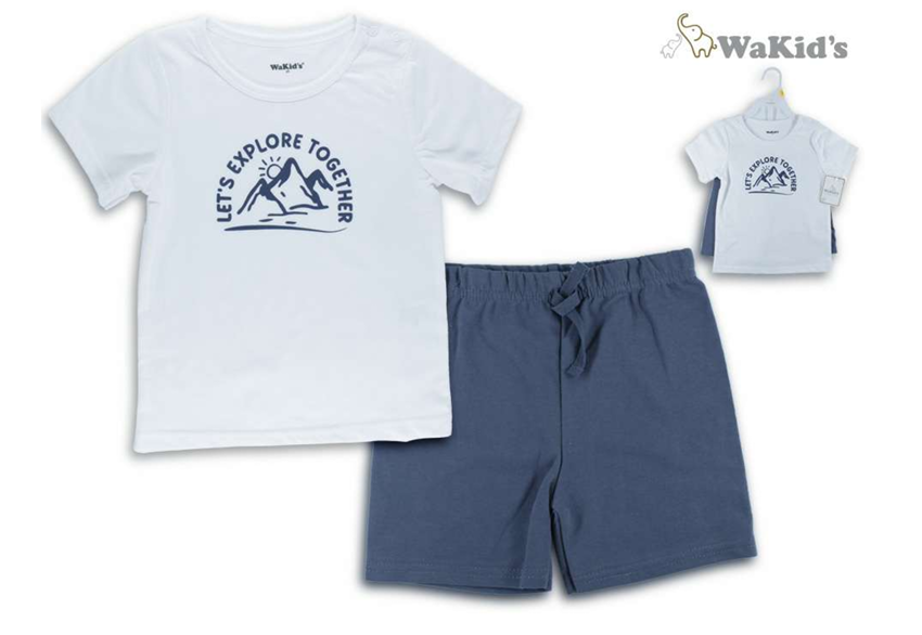 SET SHORT MAS TSHIRT PARA NIÑO