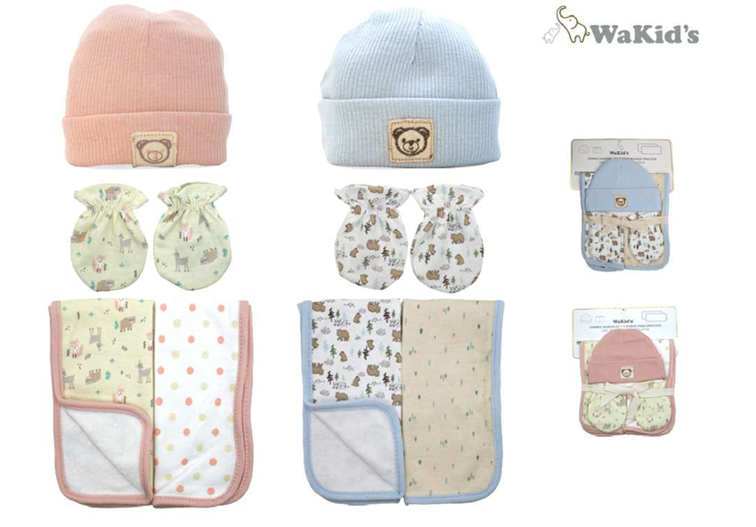 SET GORRO, MANOPLAS Y PAÑOS