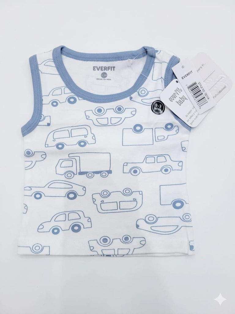 ROPA DE BEBE NIÑO CAMISETA SIN MANGAS