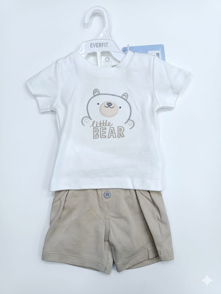 ROPA DE BEBE NINO CONJUNTO SHORT
