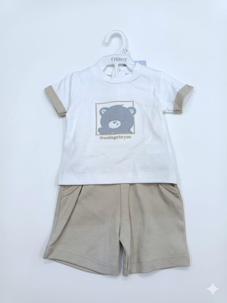 ROPA DE BEBE NINA CONJUNTO SHORT