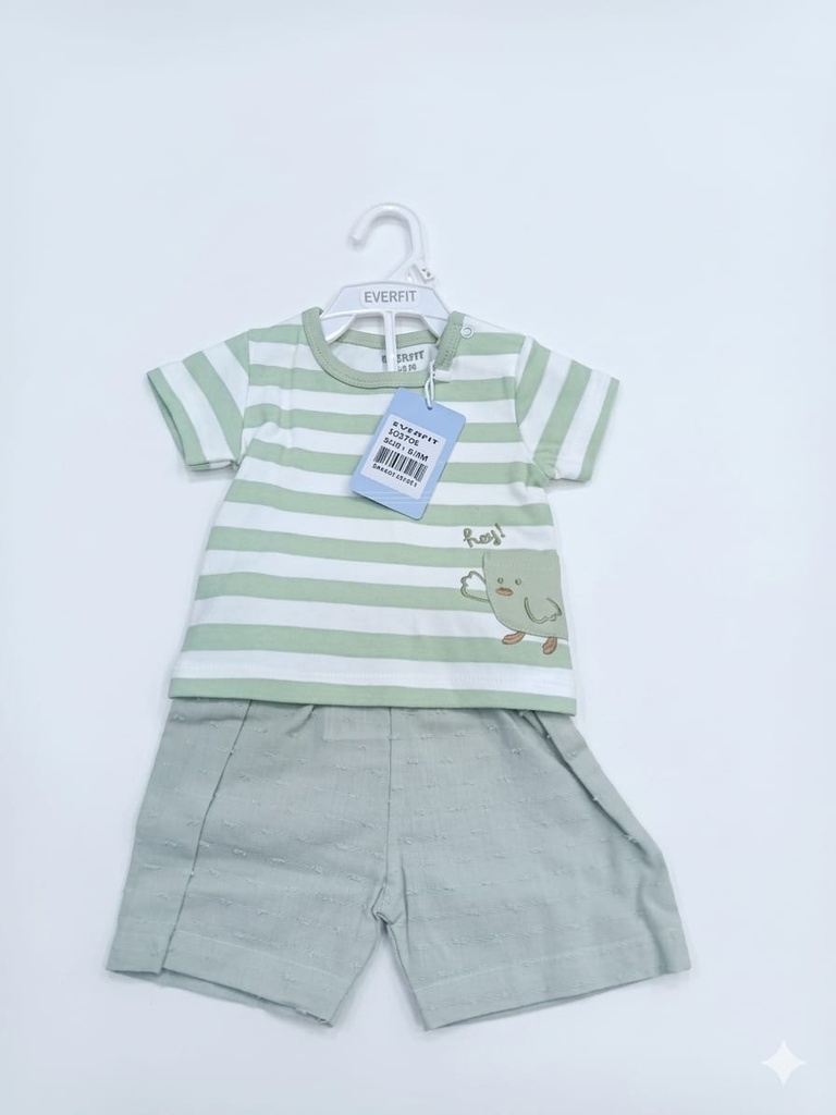ROPA DE BEBE NINA CONJUNTO SHORT