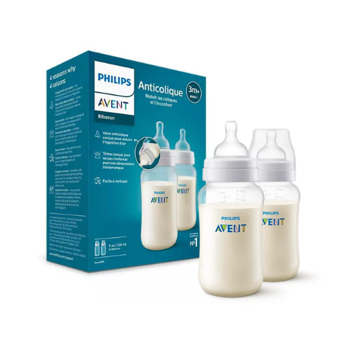2 Biberones Philips AVENT 11 onzas Anticólico