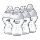 Tommee Tippee Natural Start - Biberones anticólicos de 9 onzas sin BPA, 0+ meses, tetina de flujo lento similar al pecho, autoesterilizante, diseñado para una transición perfecta entre el biberón