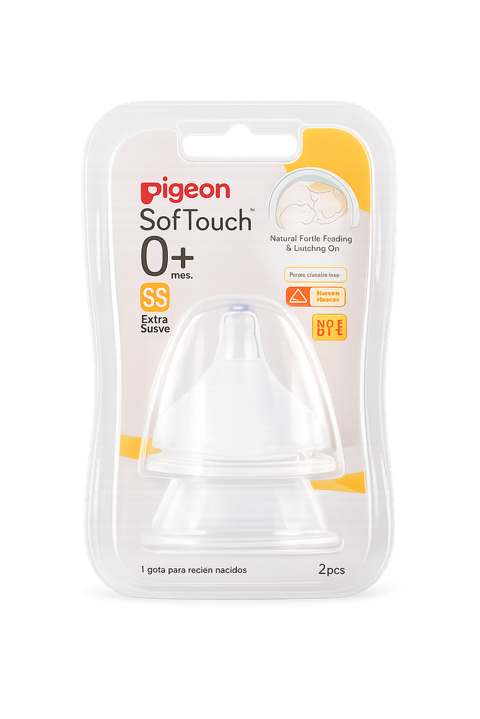 PIGEON SOFTOUCH RESPUESTO TETINAS SS 2 UNIDADES