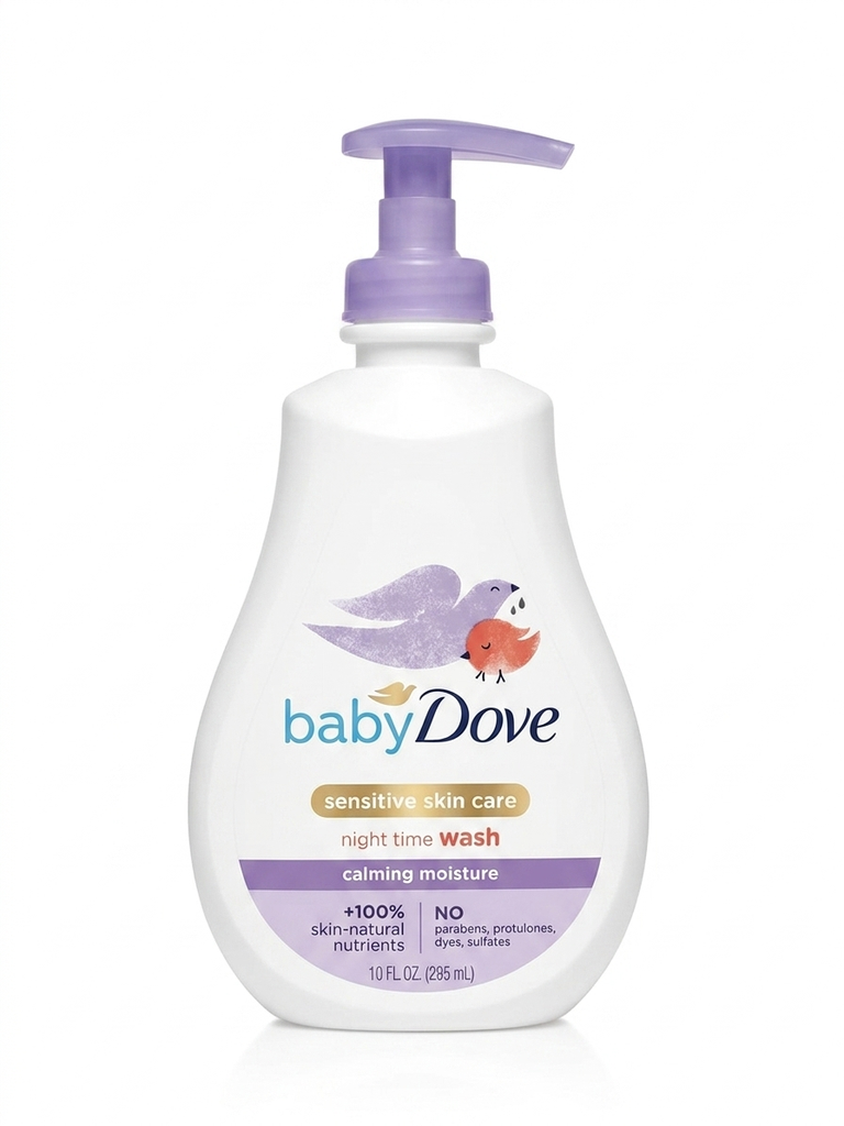 DOVE BABY NIGTH TIME WASH  CALMING  MOISTURE 13 OZ.