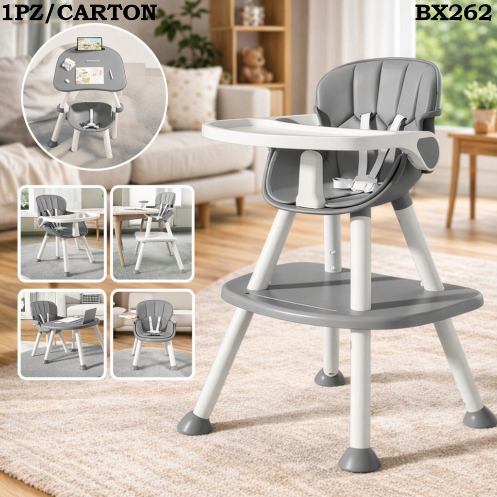 SILLA DE COMER PARA BEBE 2 EN 1