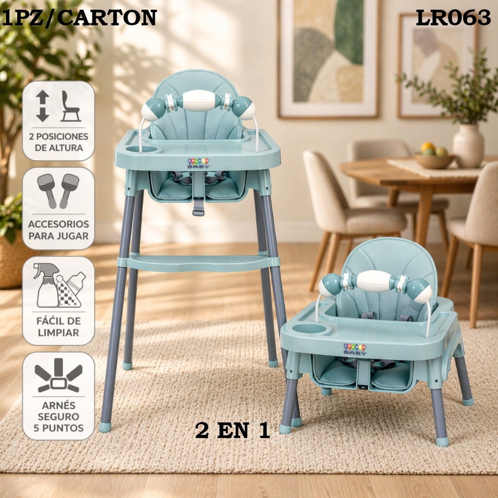 SILLA DE COMER PARA BEBE