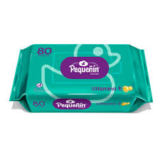 TUALLITAS HUMEDAS PEQUEÑIN SUAVIDAD VITAMINA E  80 UNI