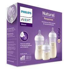 Set de 3 biberones Philips AVENT Natural Response