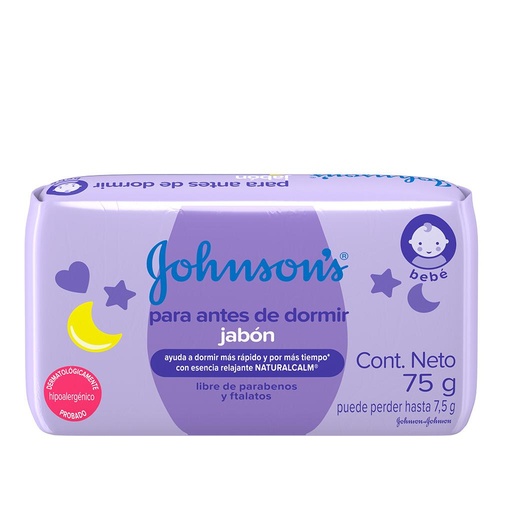 [90087] JABÃ³N PARA BEBÃ© JOHNSONS ANTES DE DORMIR 75 G