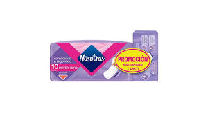 [7702027440182] NOSOTRAS MATERNIDAD 10U  + PROTECTORES DE LACTANCIA 12U