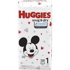 HUGGIES SNUG & DRY PAÃALES TALLA 1 PARA BEBÃ©S DE 8-14 LB.