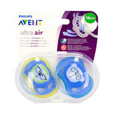 [8710103896197] 2 CHUPETES PHILIPS AVENT ULTRA AIR DECORADOS 6-18 MESES