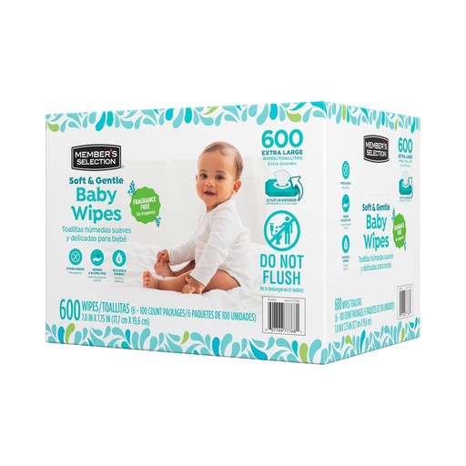[777768] BABY WIPES 600U