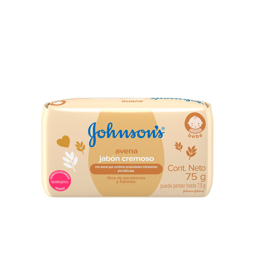[90299] JABÃ³N DE TOCADOR JOHNSON?S BABY AVENA NATURAL 75 GR
