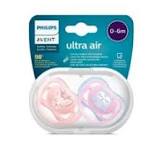 [8710103942702] CHUPETE PHILIPS AVENT ANATÃ³MICO ULTRA AIR SILICONA (0 - 6 M.) 2 UNIDS. BÃºHO/JIRAFA ROSA/NARANJA