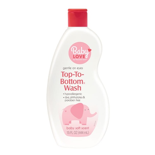 [048155930018] BABY LOVE TOP TO BOTTOM BABY WASH. SUAVE CUERPO COMPLETO