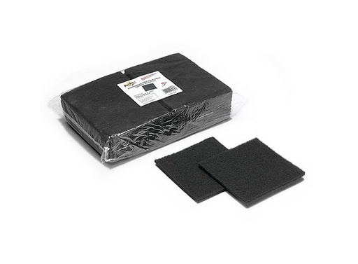 [003433] ESTROPAJO NEGRO 16x9.5x2 cm